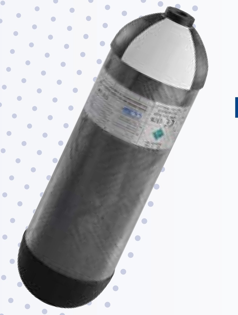 ** Services and inspection CYLINDER for SCBA / EEBD, Hydro Testing, 1.5times from working pressure to 450bar, Visual test including weight check, cylinder wall thickness, internal and external surfaces condition, valve tread. *cert AS11 #000008