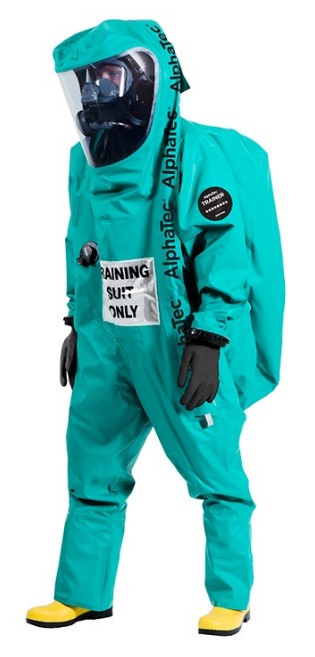 AlphaTec Trainer Hazmat Chemical suit