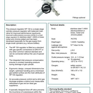 Regulator Hornung HP104